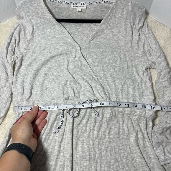 Roller Rabbit Light Gray Long Sleeve Dress - Picture 6 of 8